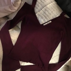 Pacsun LA hearts off shoulder w/ straps